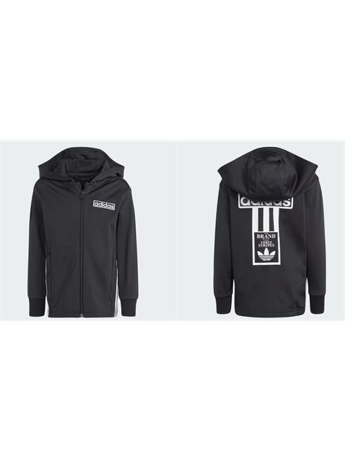 fz hoodie set ADIDAS ORIGINAL | IN2107BLACK/WHITE